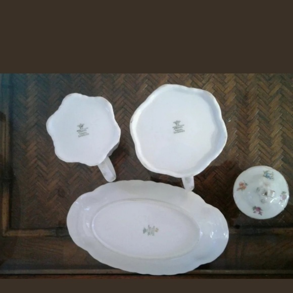 3 Pcs BOHEMIAN T K Thun Creamer & Sugar bowl Set - Picture 6 of 8